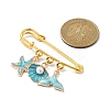 Marine Theme Pendant Alloy Enamel Brooches JEWB-BR00143-3