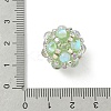 Sparkling Acrylic Encrusted Round Beads CLAY-NH0003-03S-05-3