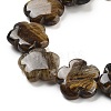 Natural Tiger Eye Beads Strands G-F769-H01-02-4