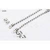 Tarnish Resistant 304 Stainless Steel Ball Chain Connectors STAS-R089-07-3