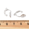 Brass Clip-on Earring Findings LS-KK-K371-27A-P-3