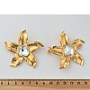 304 Stainless Steel with Cubic Zirconia Stud Earrings EJEW-Z084-12G-5