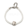 Plastic Imitation Pearl Beads Bracelets for Women BJEW-M056-11P-4