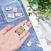 10Pcs 10 Style 201 Stainless Steel Pendants STAS-UN0036-64-2