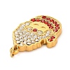 304 Stainless Steel Rhinestone Pendants FIND-I062-01G-02-2