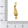 304 Stainless Steel Micro Pave Cubic Zirconia Pendants SA-CBA1D2B-01G-C-3