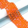 Electroplate Glass Beads Strands X1-EGLA-A034-T4mm-L07-4