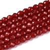 Imitation Jade Glass Beads Strands GLAA-T028-4mm-11A-1