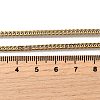 3MM 304 Stainless Steel Wheat Chain Necklaces for Men LS-STAS-V011-03D-G-5