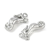 Brass Micro Pave Cubic Zirconia Charms KK-I719-37P-2