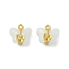 Light Gold Tone Alloy with Glass Charms LS-PALLOY-Q457-01G-01-1