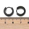 304 Stainless Steel Polishing Effect Hoop Earrings EJEW-M001-31EB-5