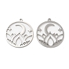 Non-Tarnish 304 Stainless Steel Pendants STAS-L020-024P-1