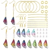 DIY Insects Wing Earring Making Kits DIY-YW0016-15-1