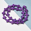 Synthetic Turquoise Dyed Beads Strands G-P507-06A-2