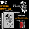 US 1 Pc PET Hollow Out Drawing Painting Stencils DIY-FG0005-14C-2