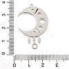 201 Stainless Steel Laser Cut Connector Charms STAS-S176-04P-3