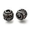 304 Stainless Steel European Beads STAS-D191-09C-AS-1