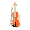 4Pcs 4 Styles Musical Instruments Series Enamel Pins JEWB-Z043-03G-2