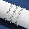 304 Stainless Steel Rolo Chains Bracelets for Women BJEW-U043-02P-3