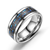 201 Stainless Steel Finger Rings for Couple FS-WG1136E-03-1