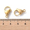 304 Stainless Steel Lobster Claw Clasps STAS-V007-01G-G-3