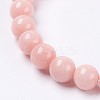 Natural Mashan Jade Beaded Stretch Bracelet BJEW-P207-08-8mm-2