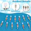 12Pcs 3 Styles 2 Colors Plastic Mobile Dustproof Plugs PALLOY-OC00041-4