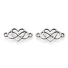 Tibetan Style Alloy Connector Charms TIBE-YWC0001-01AS-2