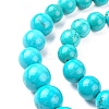 Natural Magnesite Graduated Beads Strands G-F604-01-6