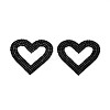 Heart Hotfix Rhinestone DIY-T004-01B-1