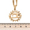 201 Stainless Steel Costura Sewing Machine Holloe Pendant Necklaces NJEW-K283-28G-5