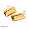 304 Stainless Steel Rectangle Stud Earrings LS-KT1408-1-1