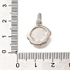 Brass Shell Pendants KK-B127-08P-3
