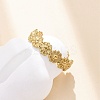 304 Stainless Steel Open Cuff Ring for Women RJEW-Z083-01G-2