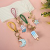 30Pcs 10 Styles Opaque & Transparent  Resin Pendants RESI-CJ0003-02-6