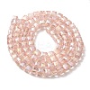 Electroplate Glass Beads Strands EGLA-D018-6x6mm-32-3