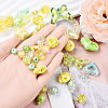 60G 2 Colors Acrylic Beads MACR-YW0003-36B-3