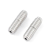 Anti-Tarnish Rhodium Plated 925 Sterling Silver Screw Clasps STER-K173-07P-3