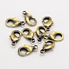 Brushed Antique Bronze Eco-Friendly Brass Lobster Claw Clasps LS-KK-M154-41AB-A-NR-1