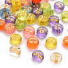 Transparent Mixed Color Acrylic Beads X-TACR-Q102-003B-1