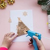 100Pcs Christmas Unfinished Wooden Ornaments WOCR-CJ0001-02-6