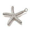 Brass Micro Pave Cubic Zirconia Pendants KK-Z125-08P-2