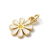 Rack Plating Brass Enamel Pendants X-KK-Z056-47G-03-2