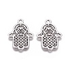 Tibetan Style Filigree Alloy Pendants LS-TIBEP-5262-AS-FF-2