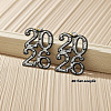 Number 2026 Acrylic Dangle Earrings FS-WG1037B-02-1