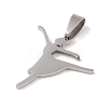 Non-Tarnish 201 Stainless Steel Pendants STAS-A094-05E-P-2