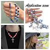 DIY Rosary Beaded Style Necklaces Bracelet Making Finding Kit DIY-AR0003-72-6