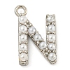 Plastic Imitation Pearl Pendants KK-P230-17P-N-1