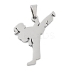 Non-Tarnish 201 Stainless Steel Pendants STAS-A090-11P-1